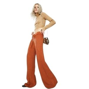 Sndys Lounge Hendrix Knit Pants In Mauve